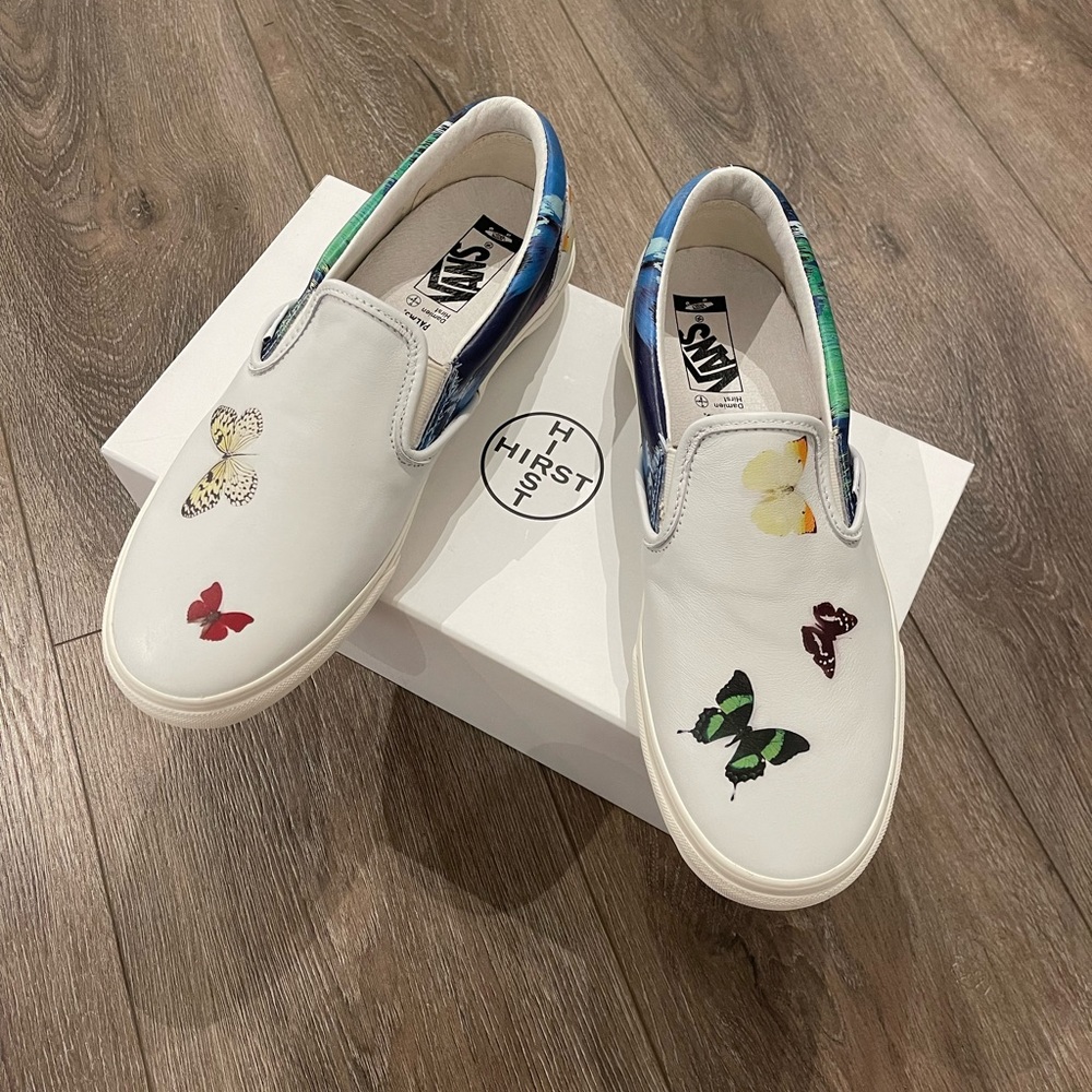 Damien Hirst x Vans Butterfly slip ons